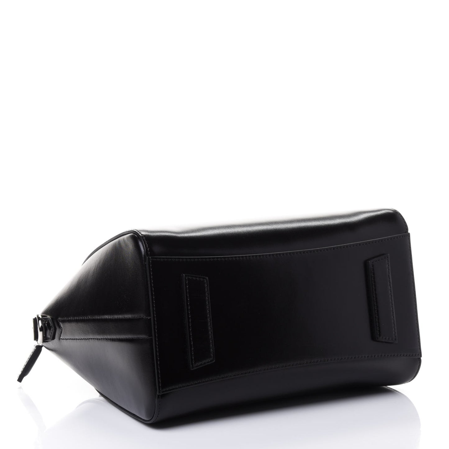Shiny Lord Calfskin Small Antigona Black