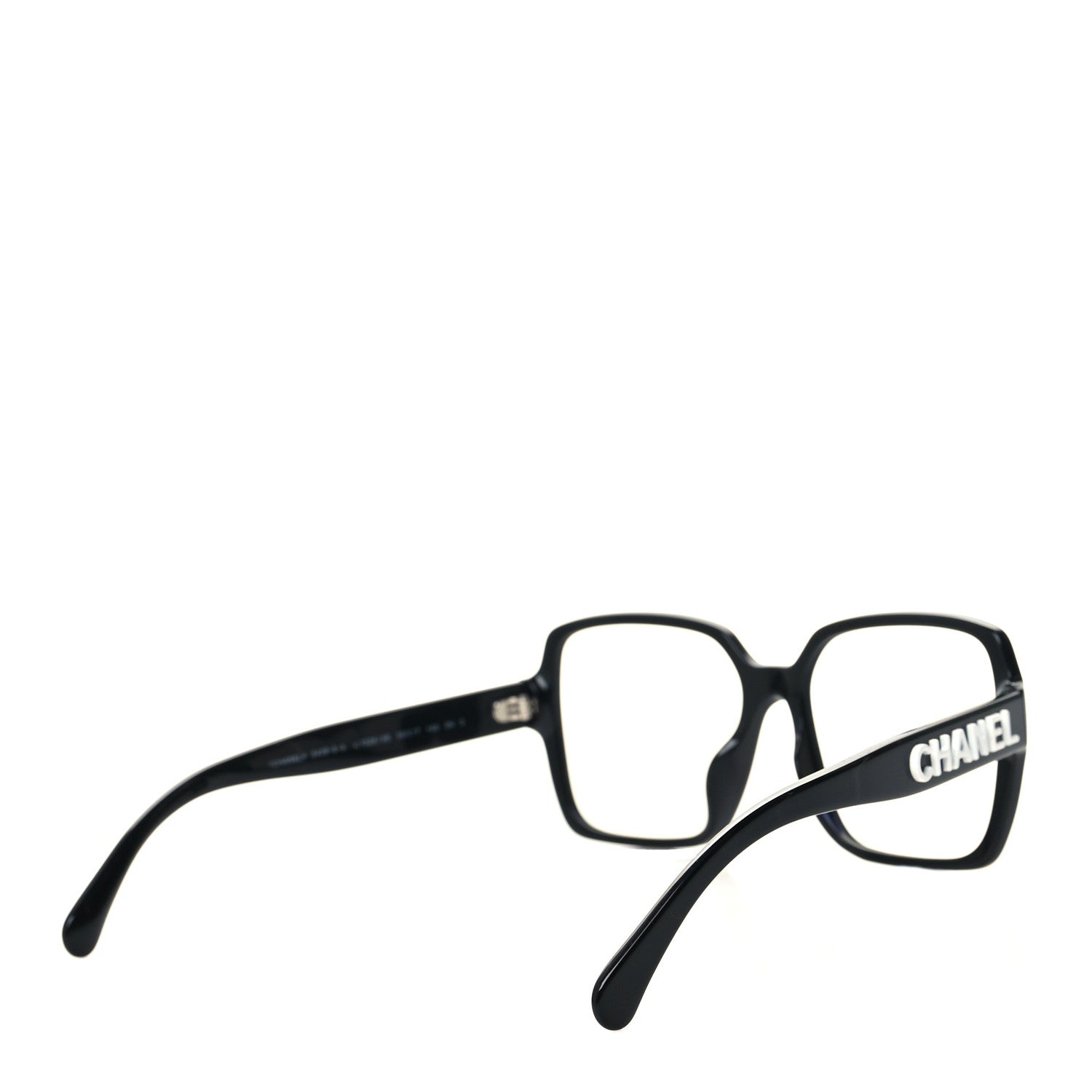 Chanel Acetate Square Blue Light Glasses 5408-S-A Black 4 of 7
