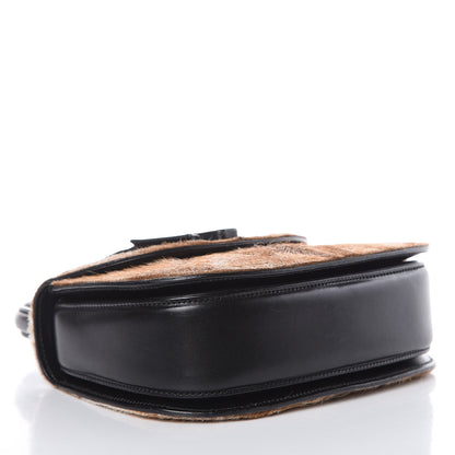 Gucci Calf Hair Calfskin Top Handle Bag Natural Black 4 of 16
