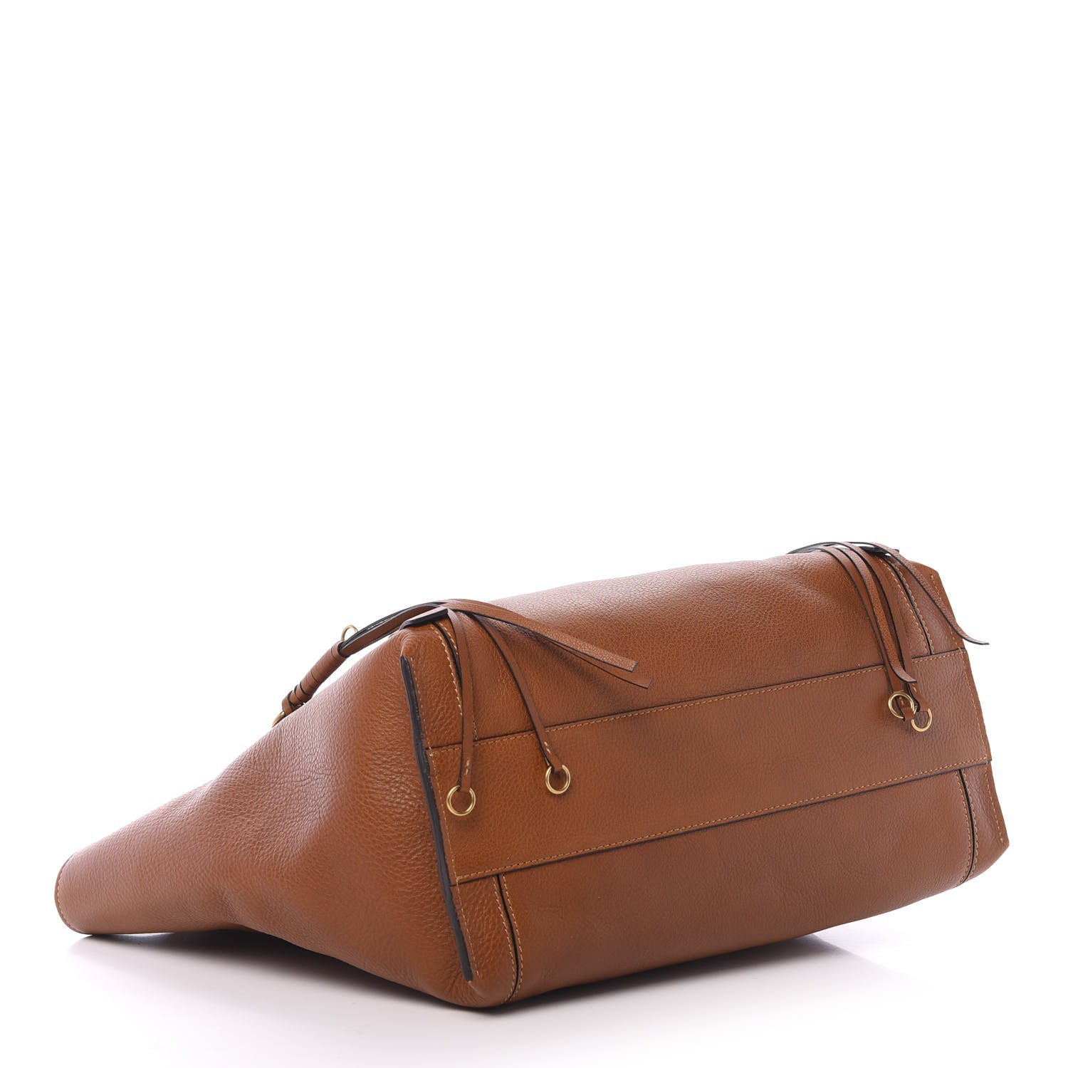 Chloe Smooth Calfskin Medium Milo Shopping Tote Caramel 4 of 10