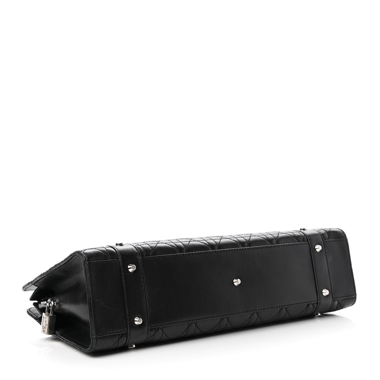 Lambskin Cannage Soft Lady Dior East West Black