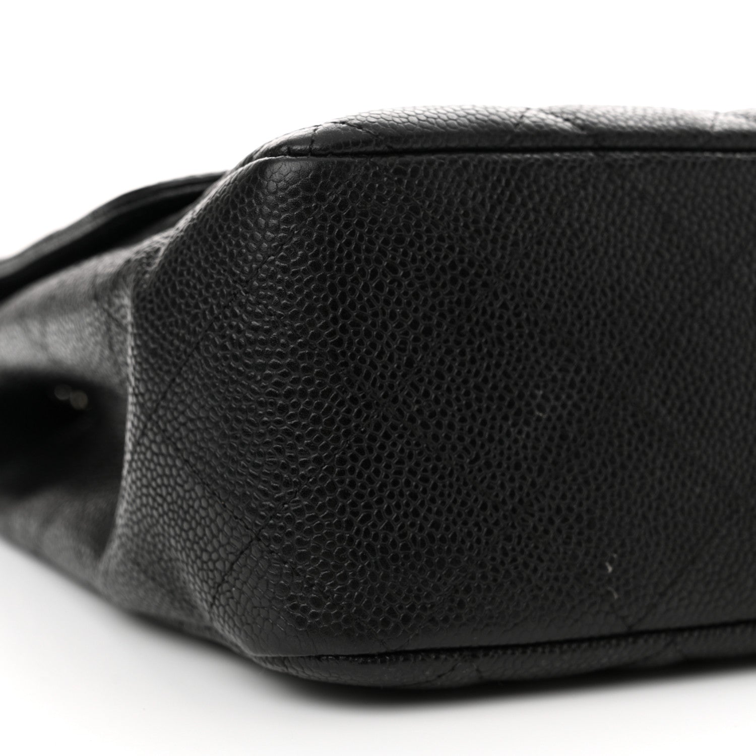 Chanel Caviar Quilted Jumbo Single Flap Black 9 of 17