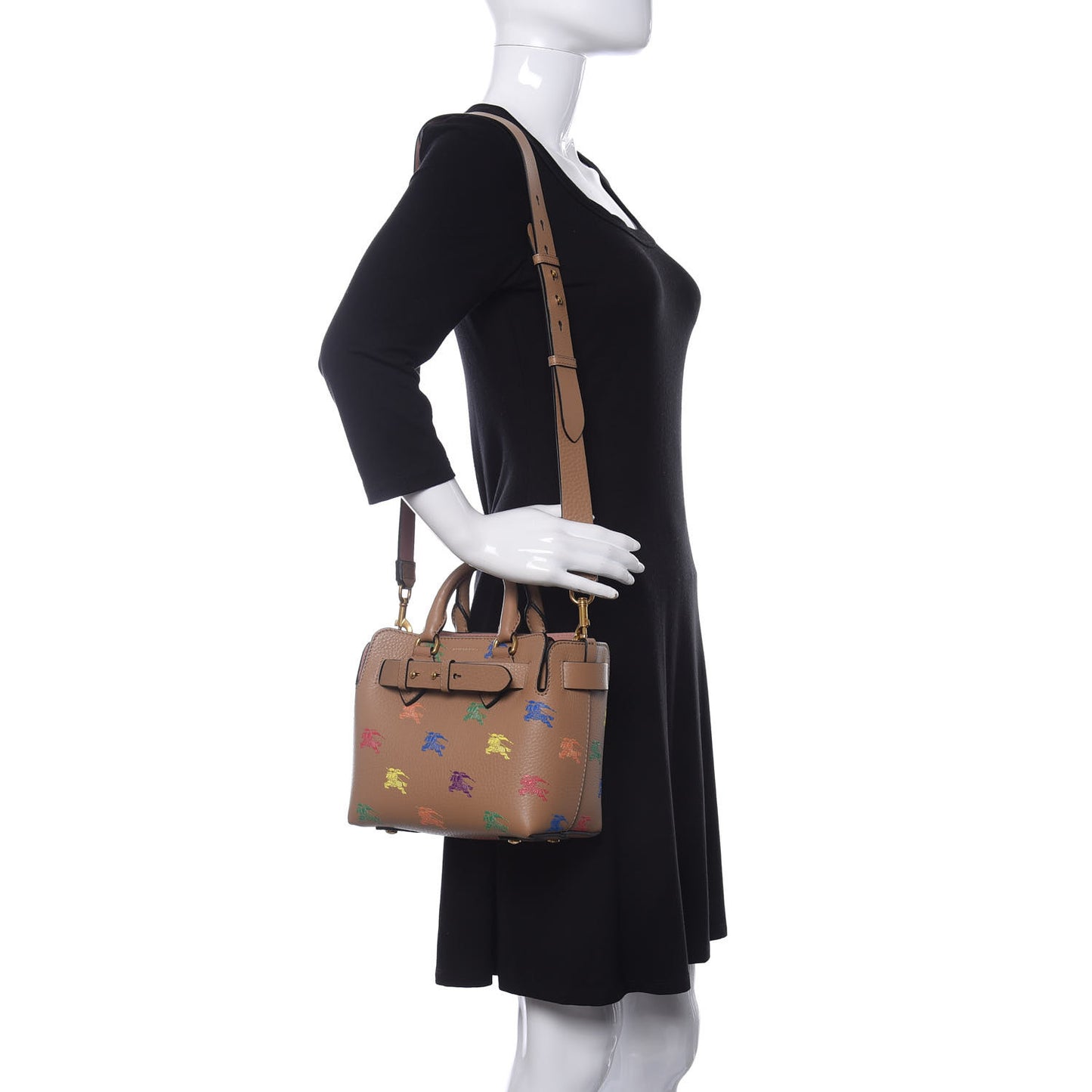 Grained Calfskin EKD Baby Belt Bag Light Camel