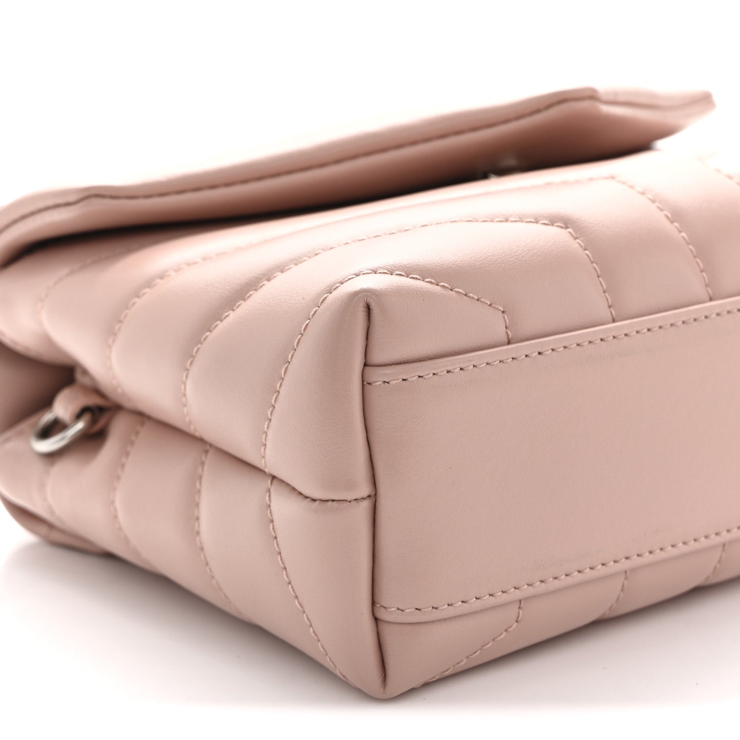 Calfskin Y Quilted Monogram Toy Loulou Crossbody Bag Pale Blush