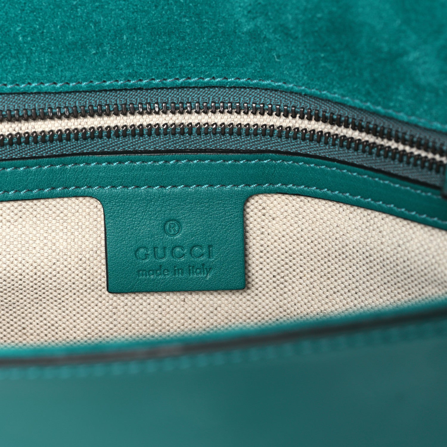 Gucci Patent Large Bright Bit Shoulder Bag Green 6 of 12