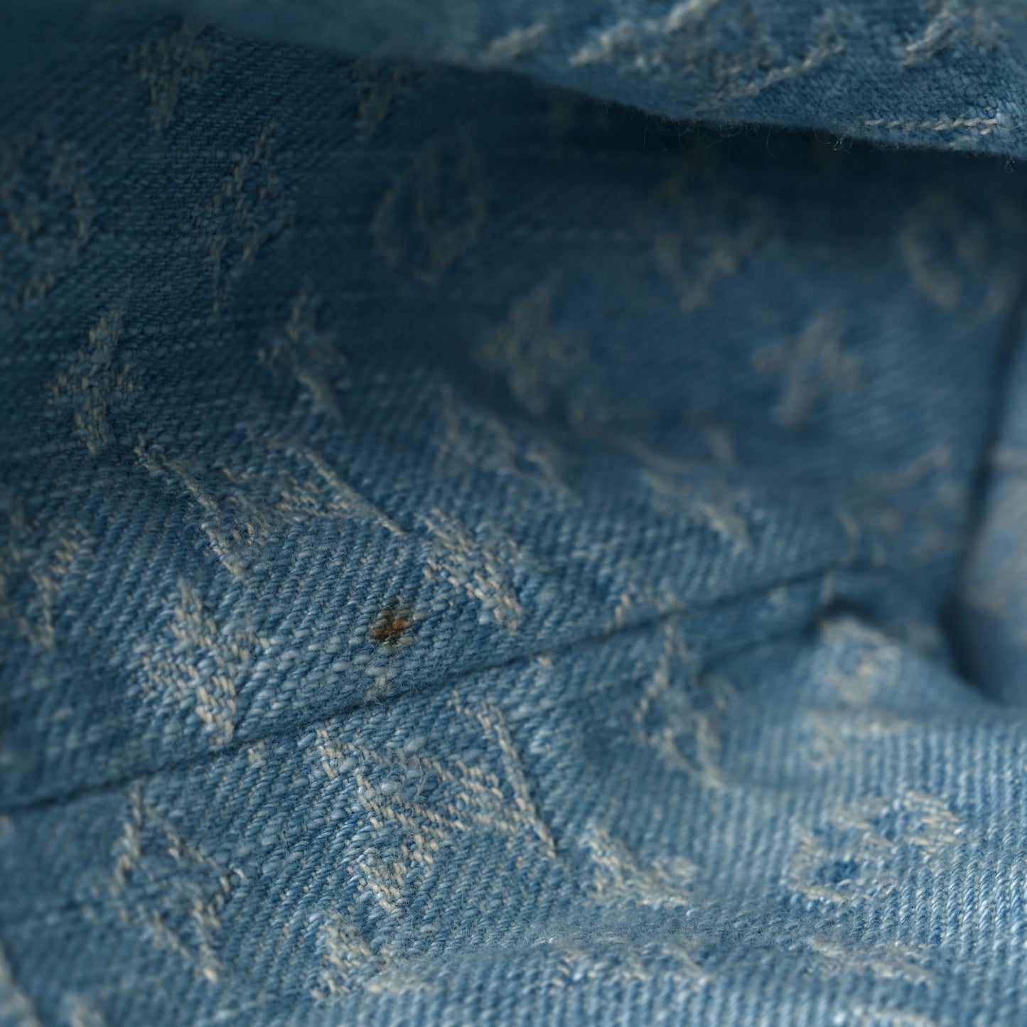 Monogram Washed Denim Let Go PM Sky Blue