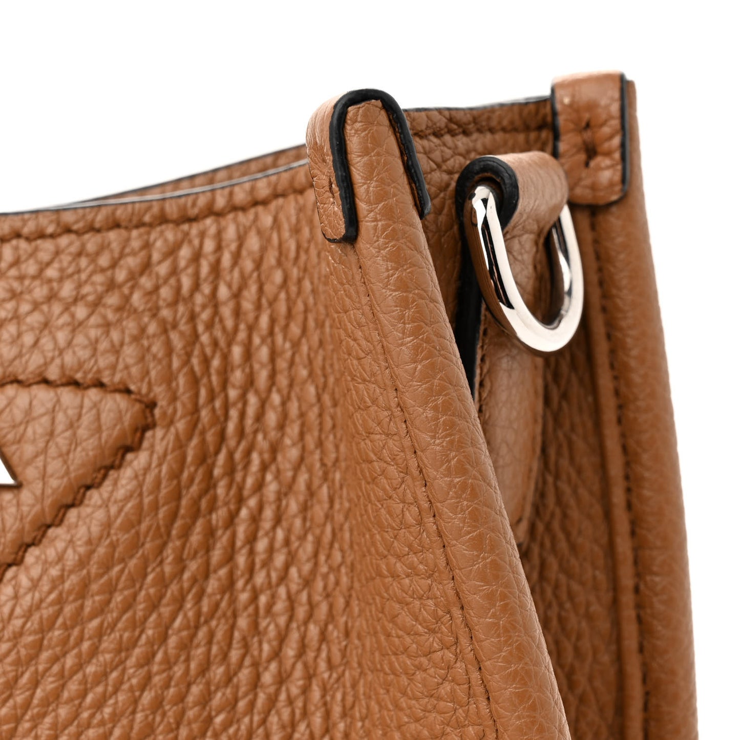Vitello Daino Soft Mini Hobo Messenger Bag Caramel