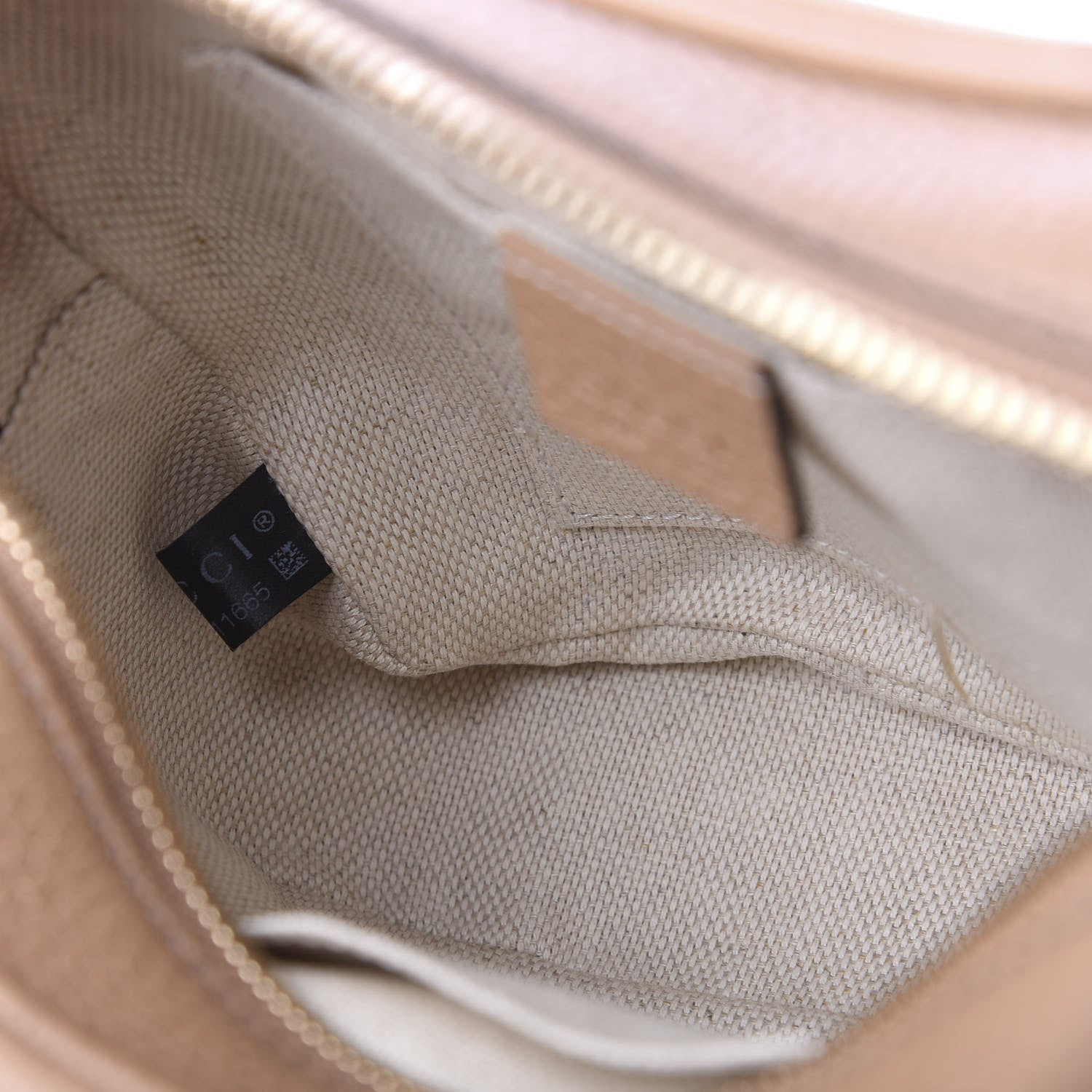 Gucci Pebbled Calfskin Small Soho Disco Bag Rose Beige 10 of 12