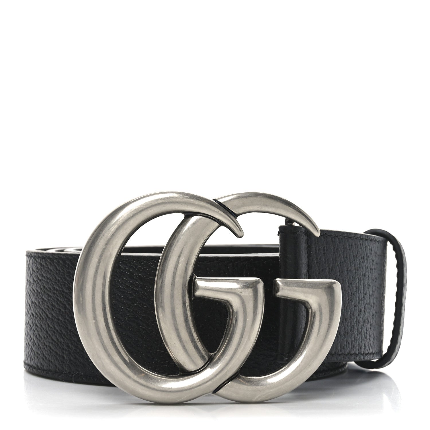 Gucci Textured Calfskin Double G 40mm Belt 90 36 Black 1 of 7