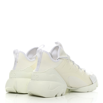 Christian Dior Technical Fabric Rubber Womens D-Connect Sneakers 36.5 White 4 of 9
