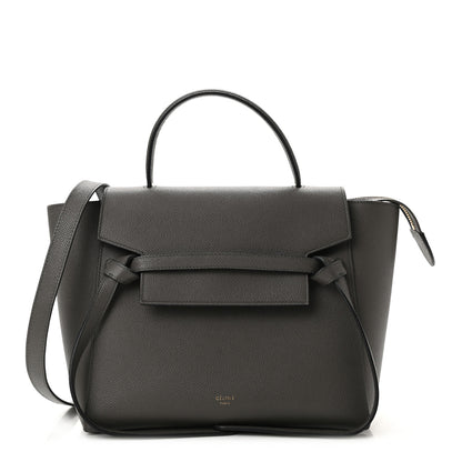 Celine Grained Calfskin Micro Belt Bag Grey 1 of 10