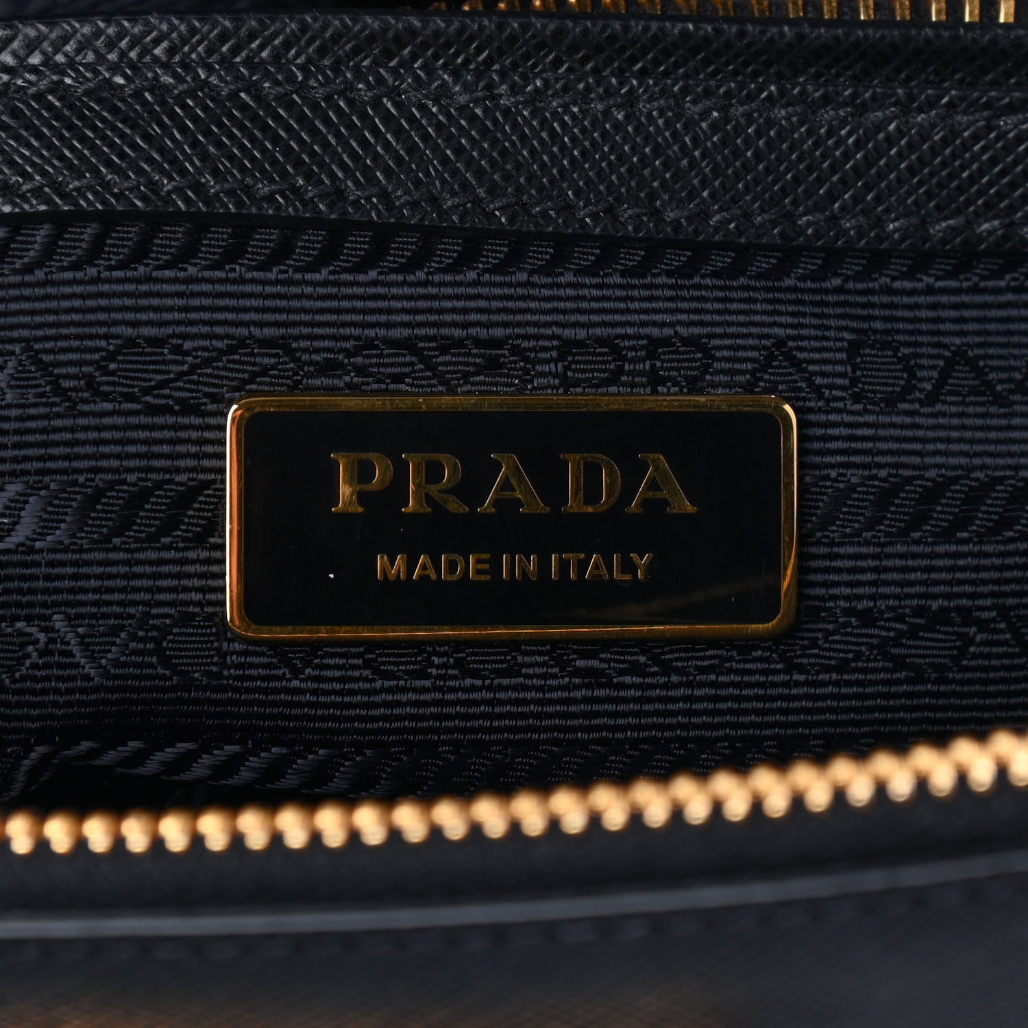 Prada Saffiano Small Galleria Double Zip Tote Black 5 of 9