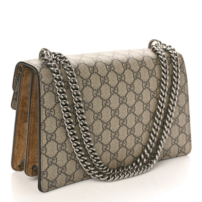 Gucci GG Supreme Monogram Small Dionysus Shoulder Bag Taupe 3 of 13