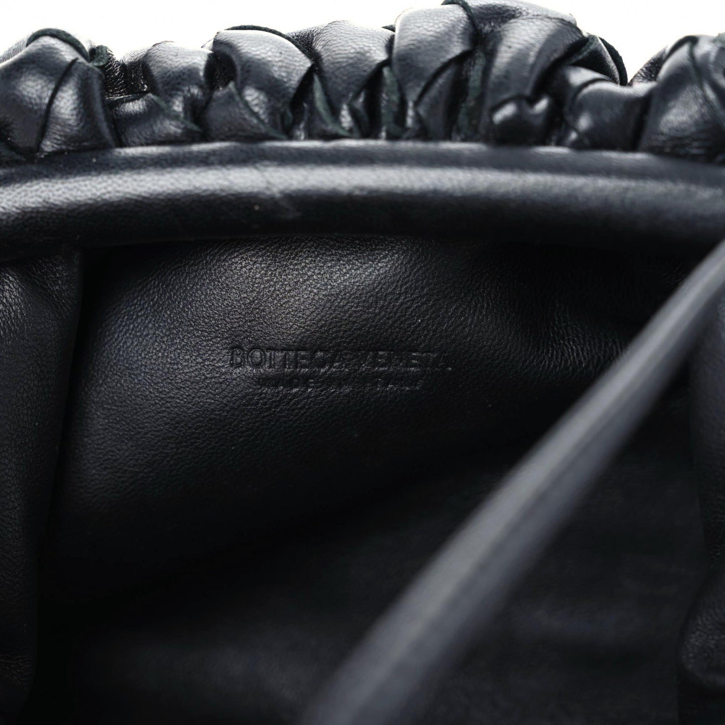 Nappa Intrecciato The Mini Pouch Black