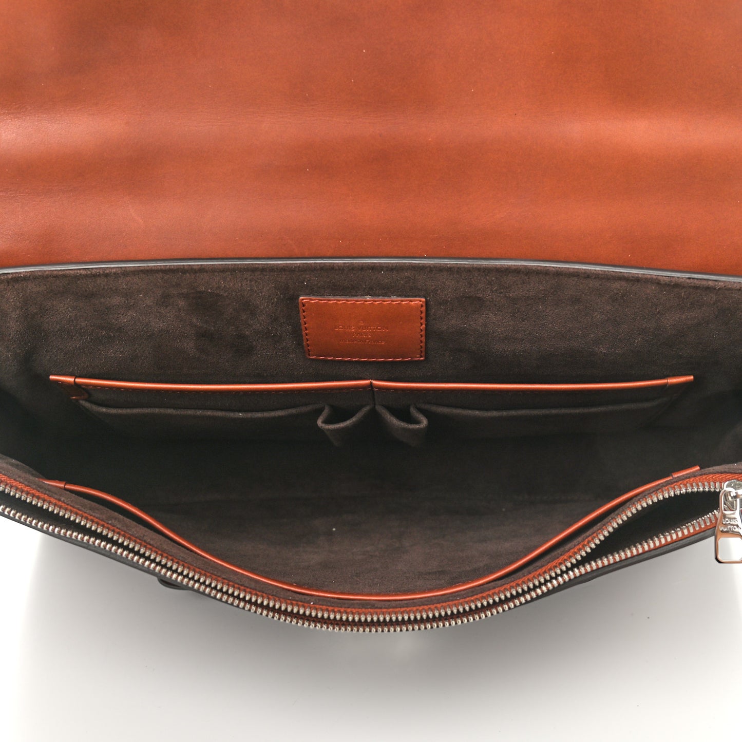 Ombre Calfskin Monogram Cartable Acajou