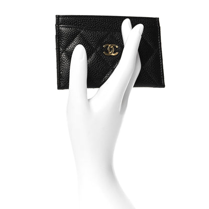 Chanel Caviar Quilted Card Holder Black 2 of 8