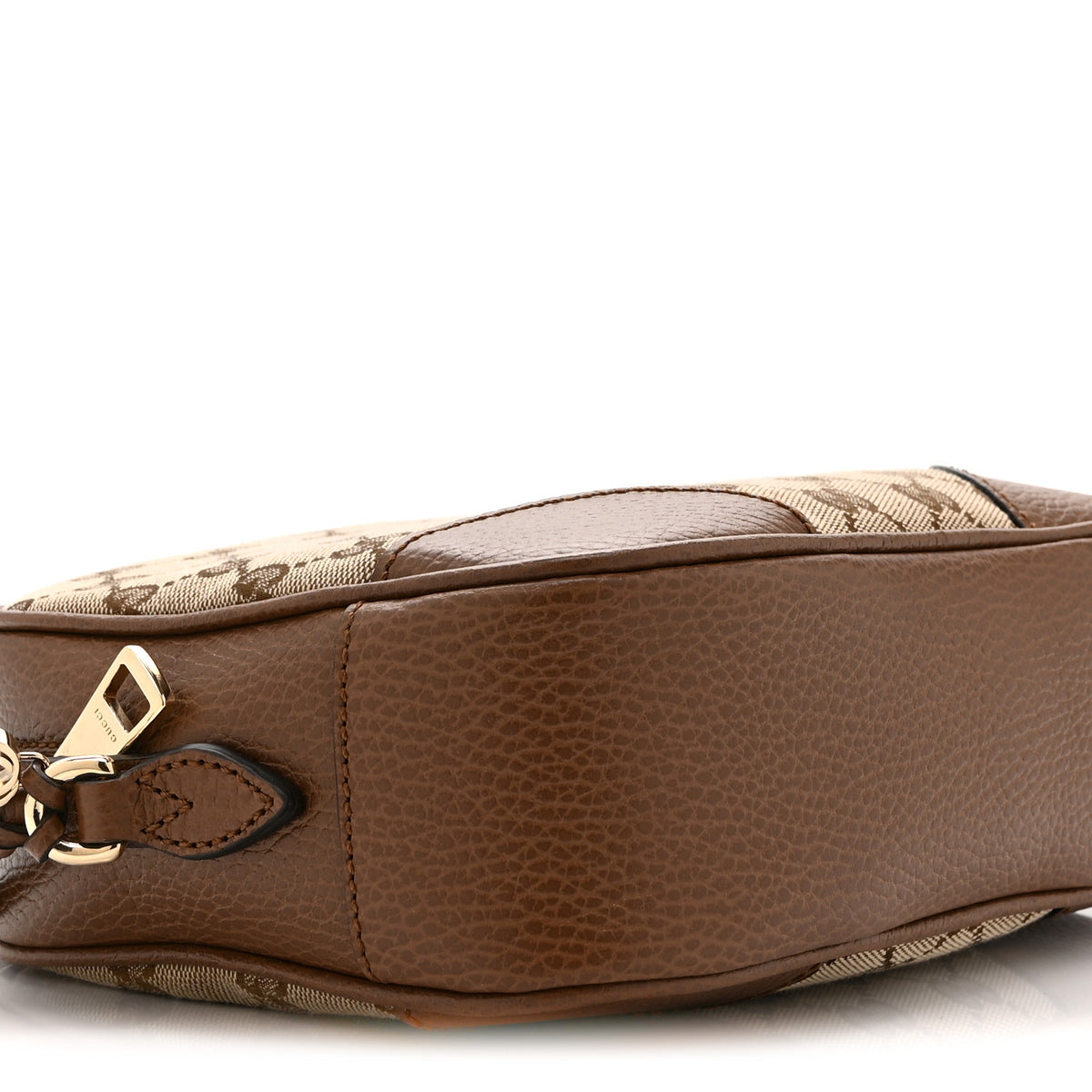 Gucci Monogram Mini Bree Messenger Bag Beige Tabacco 10 of 11