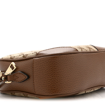 Gucci Monogram Mini Bree Messenger Bag Beige Tabacco 10 of 11