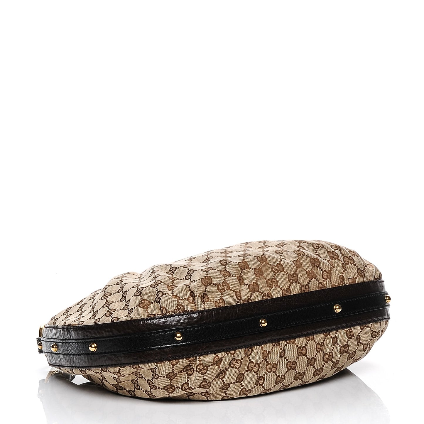 Monogram Medium Interlocking Hobo Dark Brown