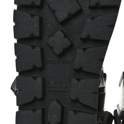 Prada Re-Nylon Sporty Tape Mens Sandals 6 Black 6 of 8