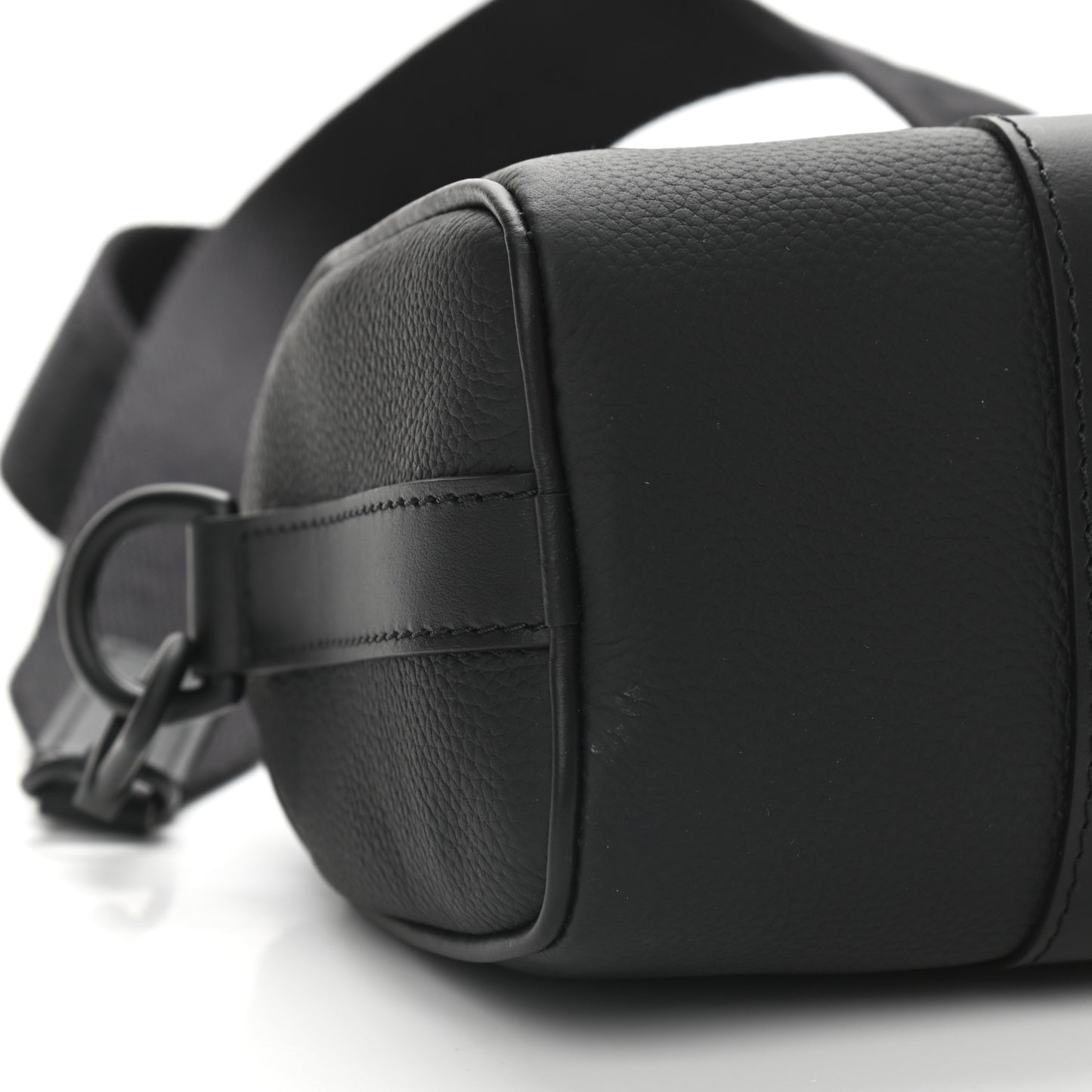 Grained Calfskin Aerogram Keepall XS Black