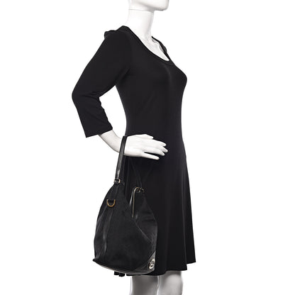 Gucci Monogram New Britt Shoulder Bag Black 2 of 10