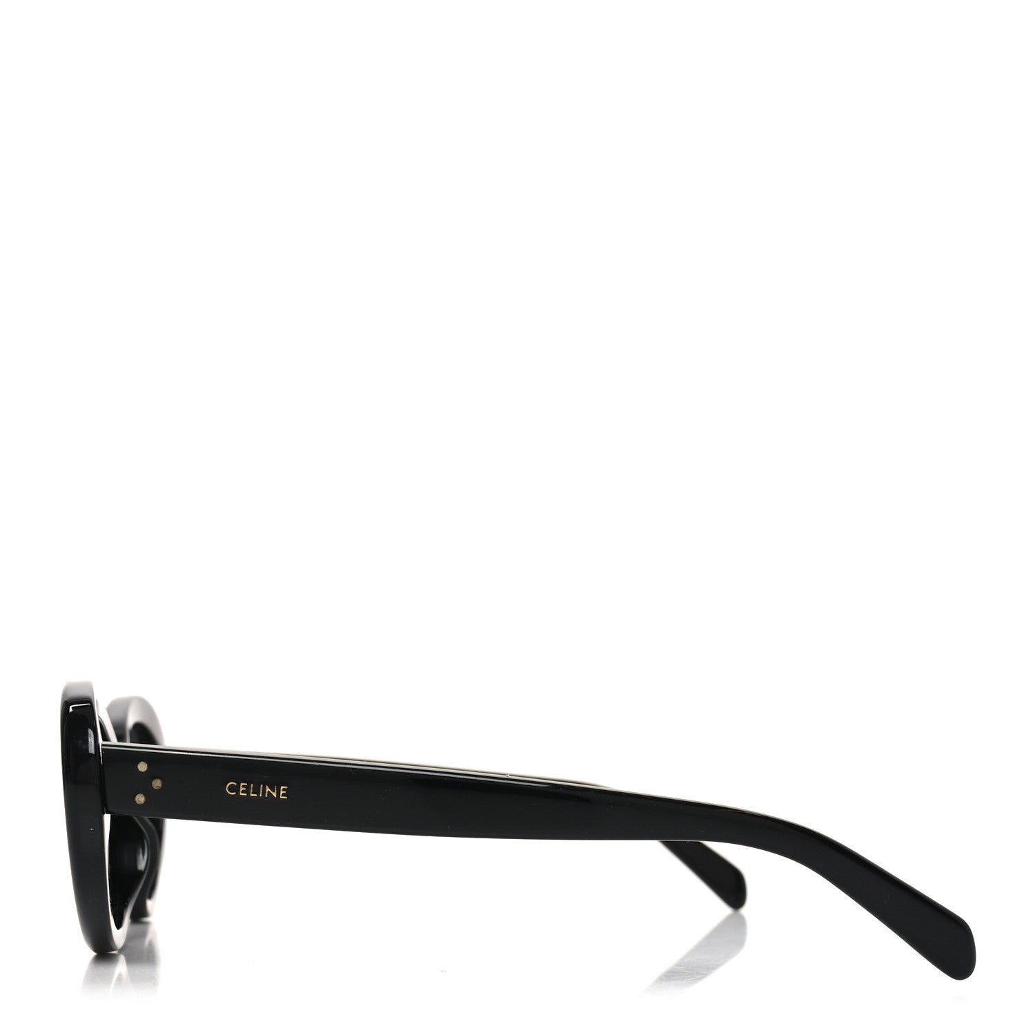 Celine Acetate Cat Eye Sunglasses CL401931 Black 3 of 7