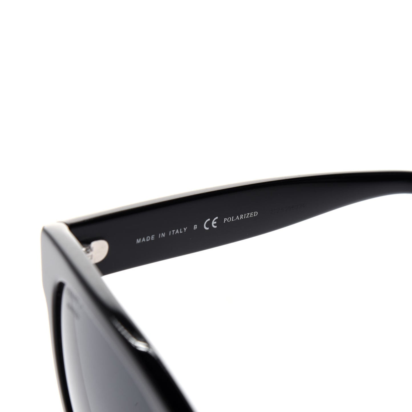 Acetate Polarized Square CC Sunglasses 5380 Black