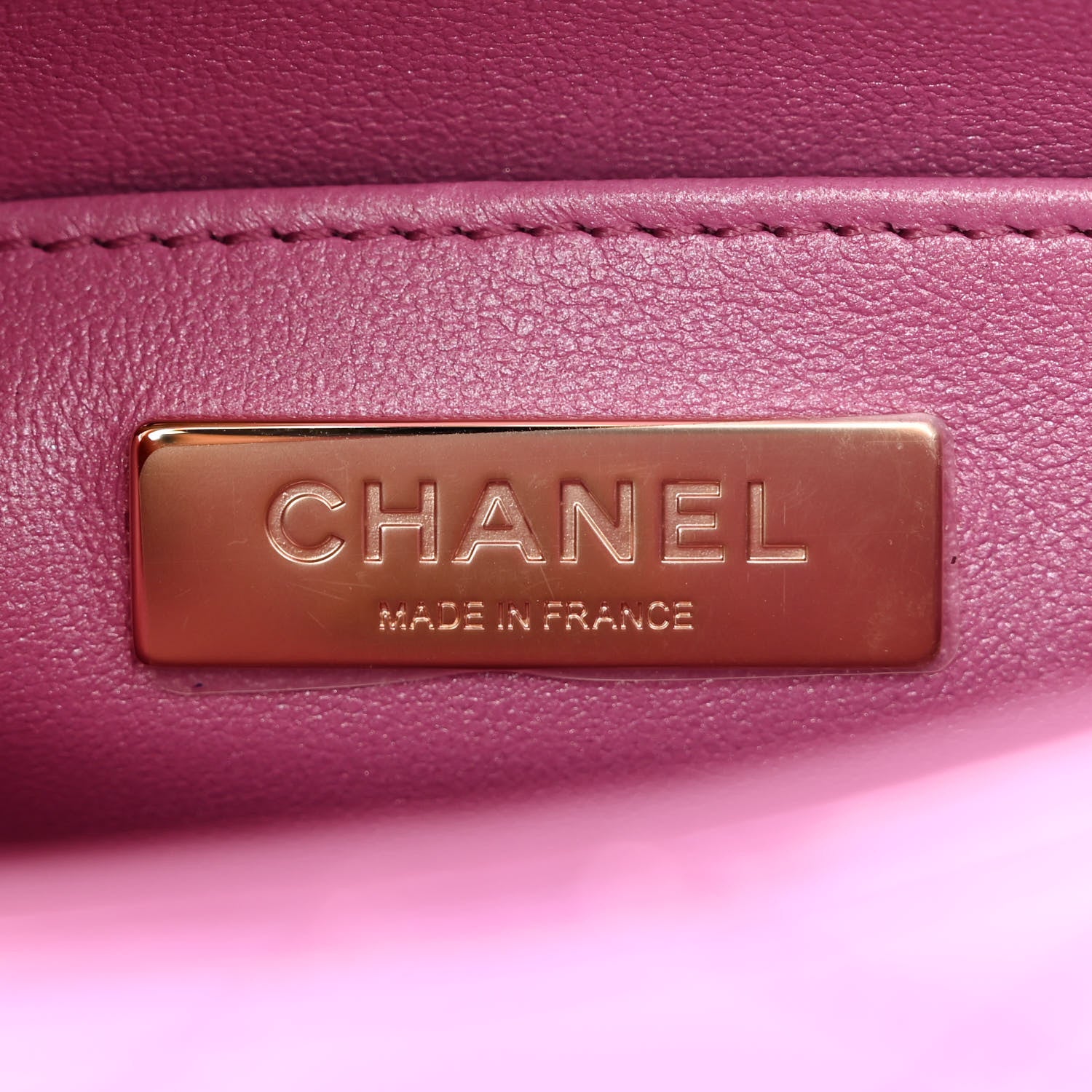 Chanel Mirror Calfskin Metallic Calfskin Quilted Hollywood Boulevard Flap With Coin Purse Light Purple 8 of 12