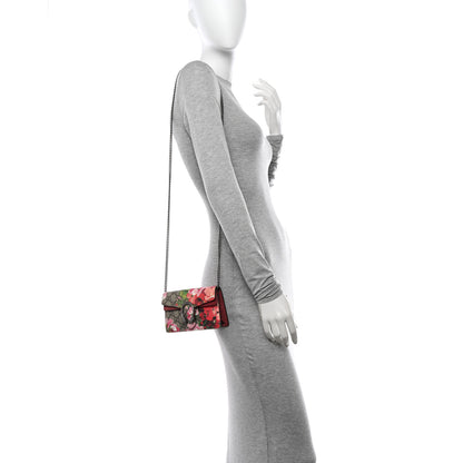 Gucci GG Supreme Monogram Blooms Super Mini Dionysus Shoulder Bag Beige Multicolor Dry Rose 2 of 10
