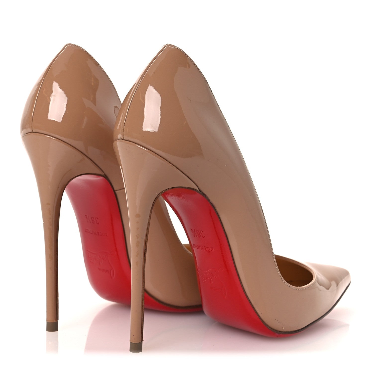 Christian Louboutin Patent So Kate 120 Pumps 36.5 Nude 5 of 9