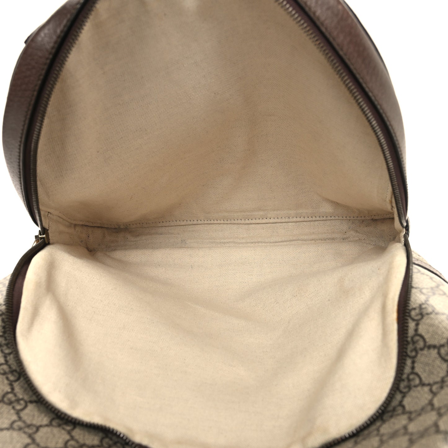 GG Supreme Monogram Medium Ophidia Day Backpack Brown
