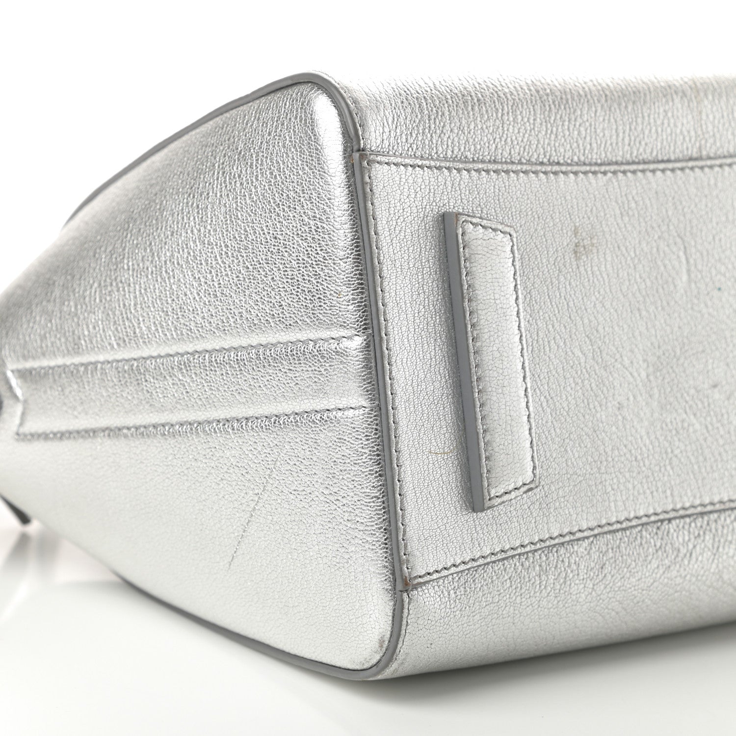 Givenchy Metallic Sugar Goatskin Small Antigona Silver 9 of 14
