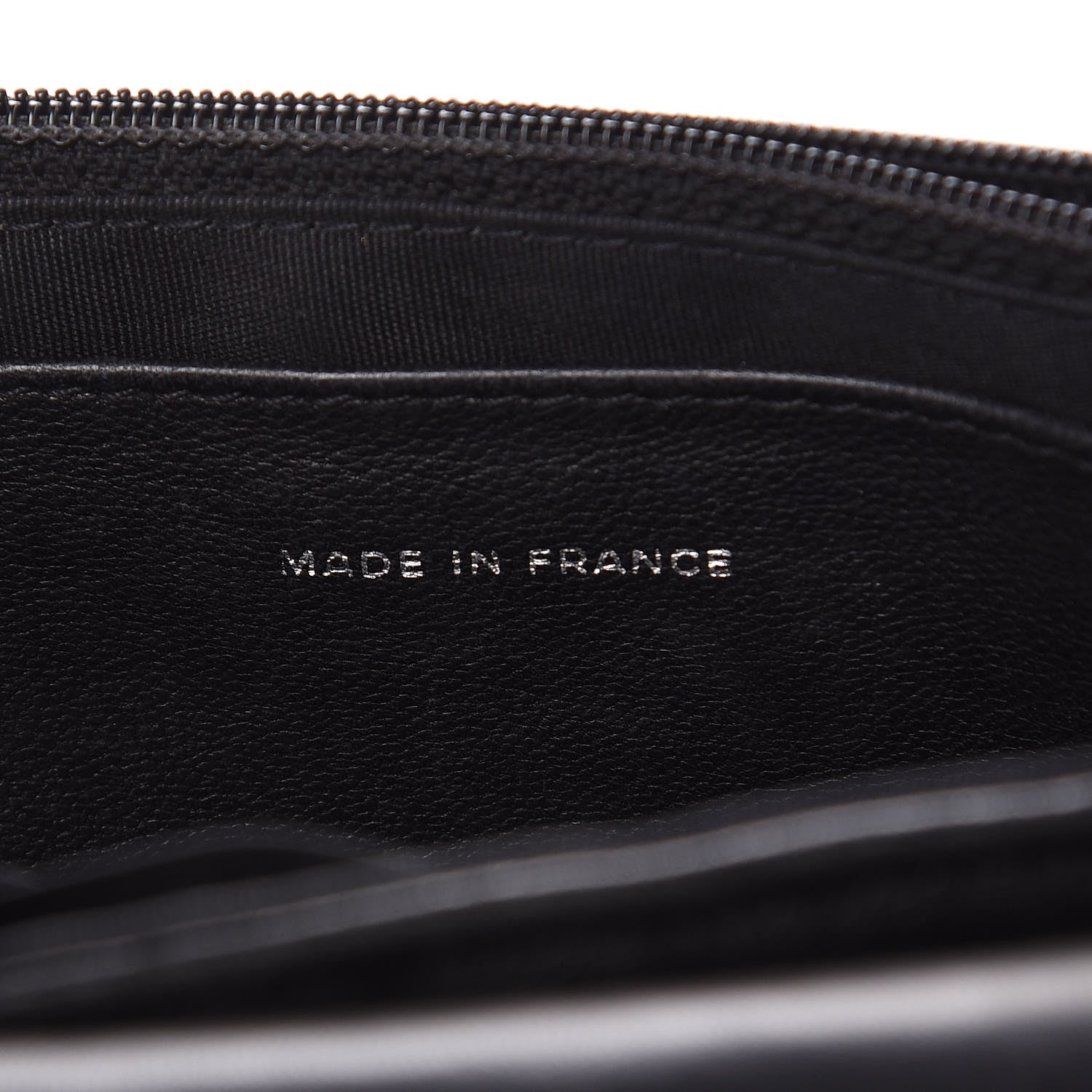 Chanel Lambskin Half Moon Wallet On Chain WOC Black 7 of 13
