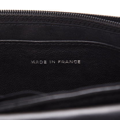 Chanel Lambskin Half Moon Wallet On Chain WOC Black 7 of 13
