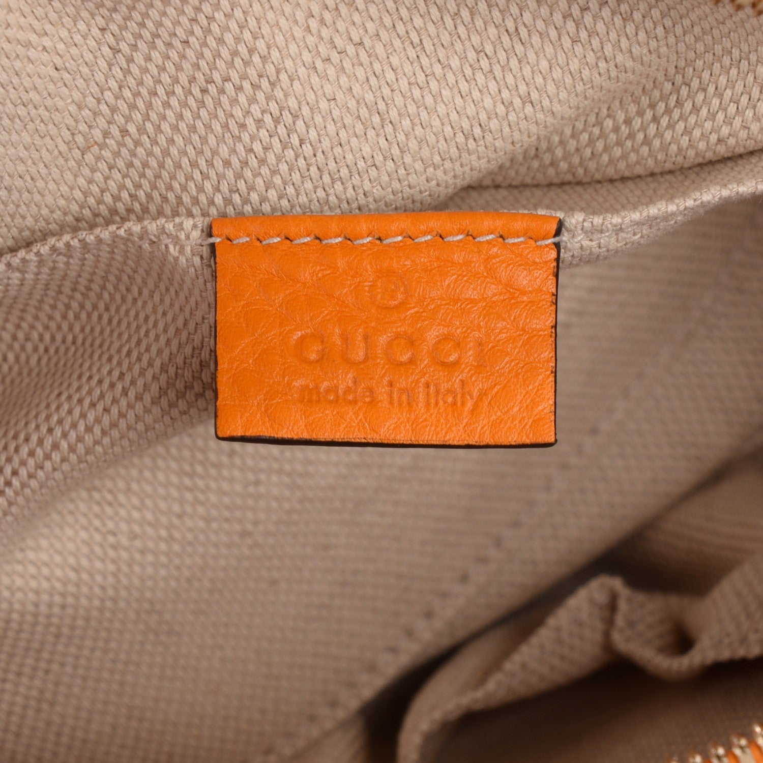 Gucci Pebbled Calfskin Small Soho Disco Bag Curcuma 6 of 6