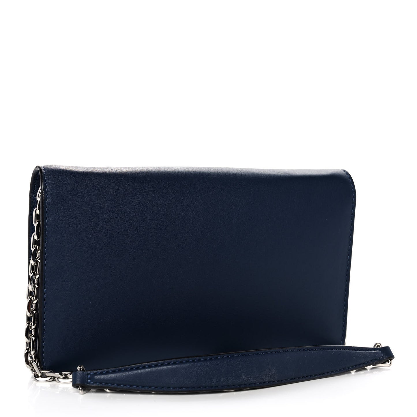 Calfskin Snapshot Wallet on Chain Blue