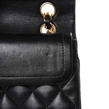 Chanel Lambskin Quilted Small Double Flap Black 15 of 20