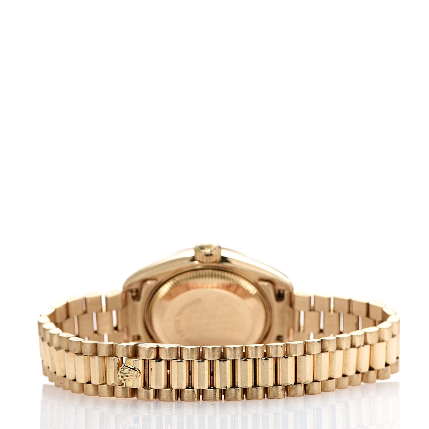 18K Yellow Gold Diamond Ruby 26mm Datejust President Watch Champagne 69178