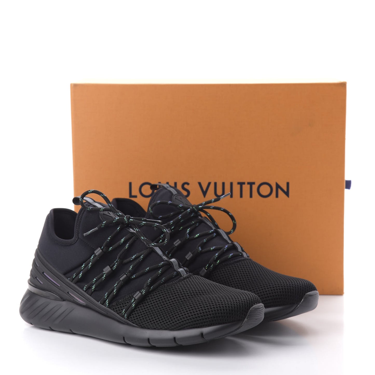 Neoprene Mesh Rubber Fastlane Low Sneakers 10 Black