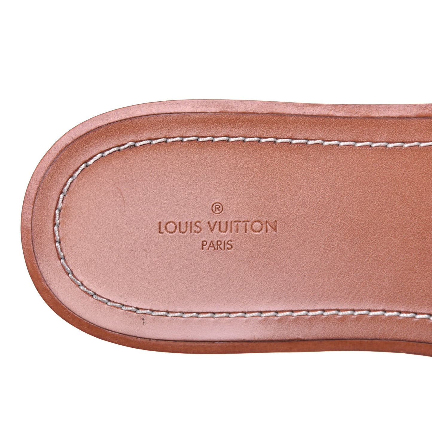 Monogram Lock It Flat Mules 39 Brown