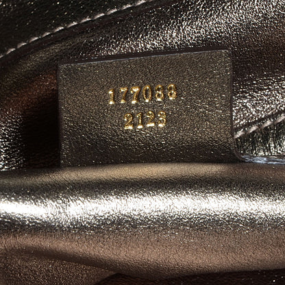 Gucci Python Large Indy Top Handle Hobo Metallic 6 of 6