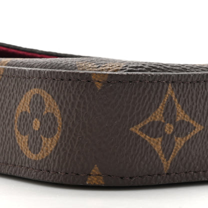 Louis Vuitton Monogram Pochette Felicie Chain Wallet Fuchsia 12 of 17