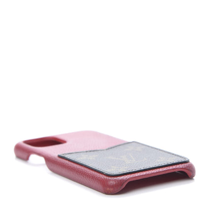 Louis Vuitton Calfskin Monogram iPhone 11 Pro Bumper Scarlet 4 of 13