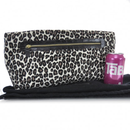 Nancy Gonzalez Leopard Print Pony Hair Crocodile Clutch - SIGNED 2 of 7