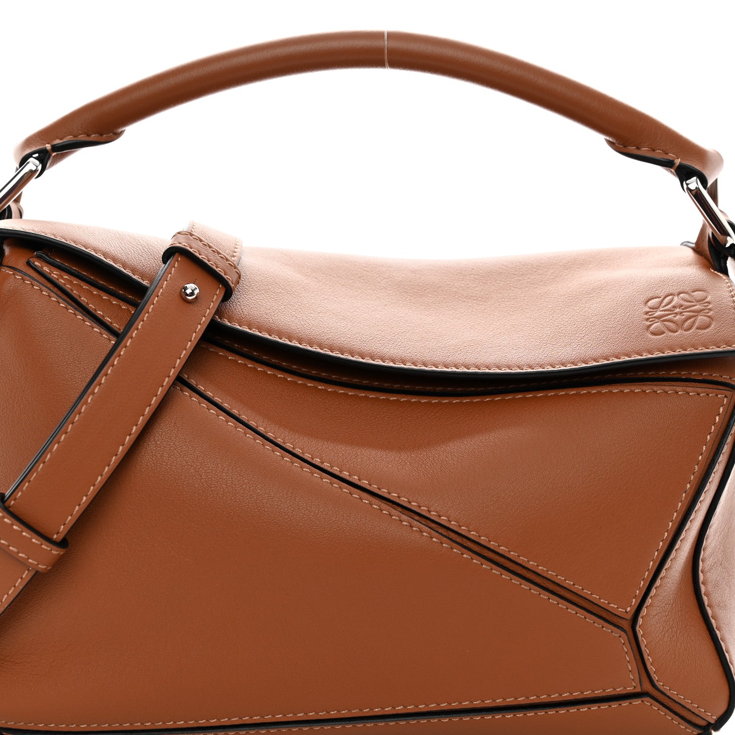 Loewe Calfskin Small Puzzle Bag Tan 7 of 10