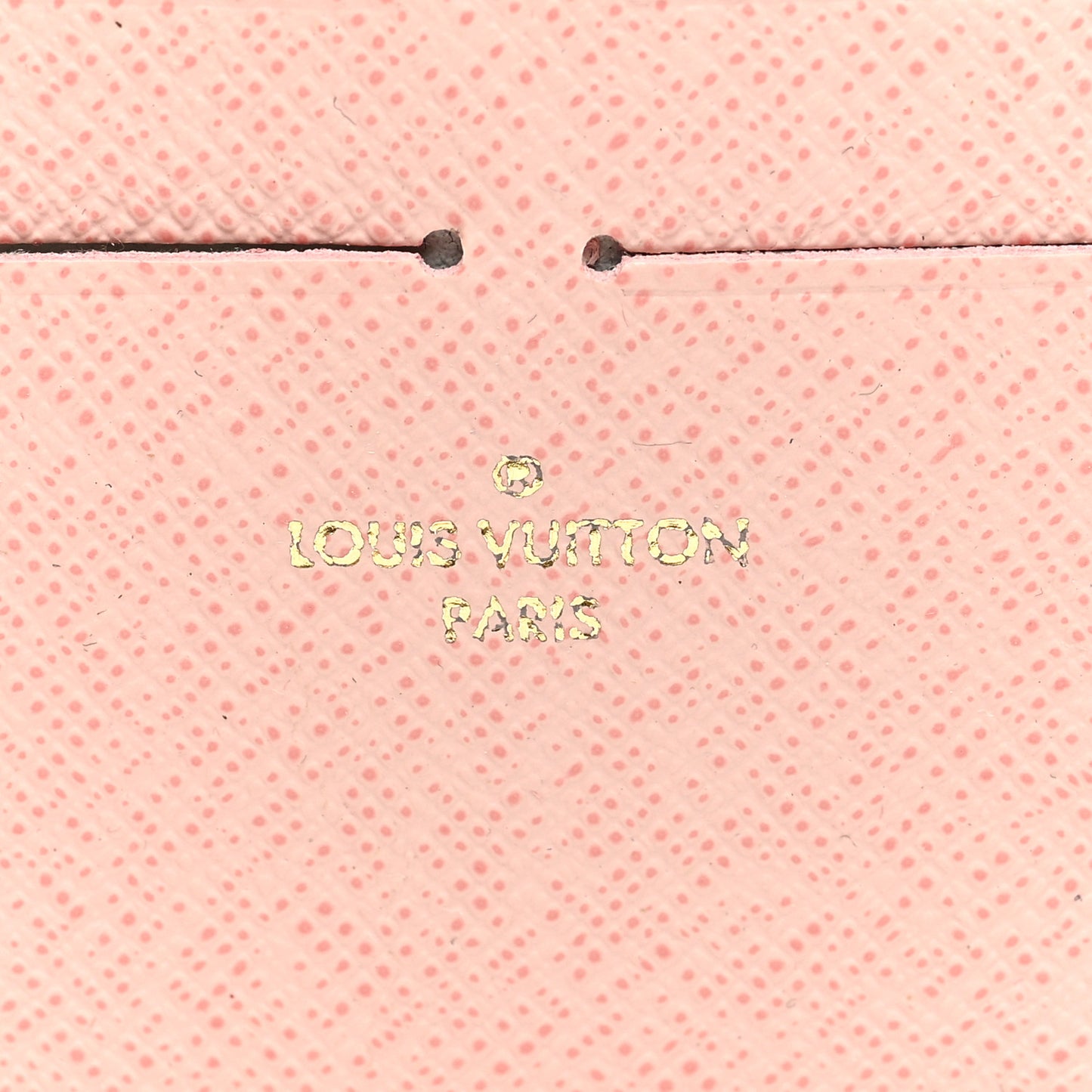 LOUIS VUITTON Calfskin Felicie Card Holder Insert Rose Ballerine