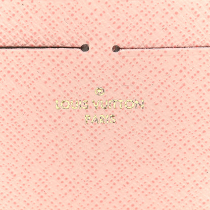 Louis Vuitton LOUIS VUITTON Calfskin Felicie Card Holder Insert Rose Ballerine 6 of 6