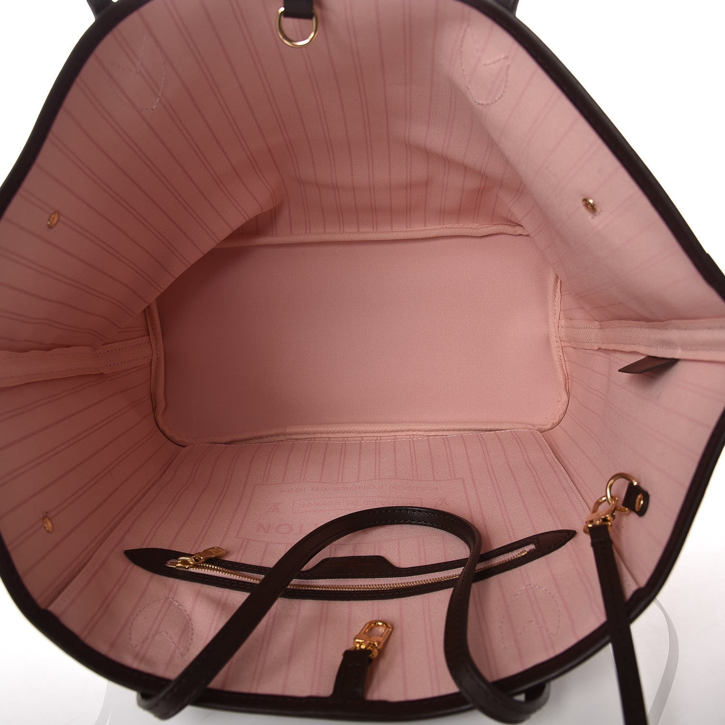 Damier Ebene Neo Neverfull MM Rose Ballerine