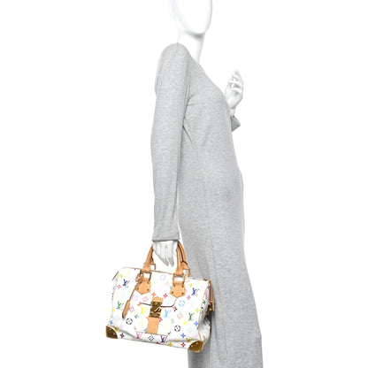 Louis Vuitton Monogram Multicolor Speedy 30 White 2 of 12